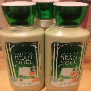 3 Vanilla Bean Bath & Body Works lotion